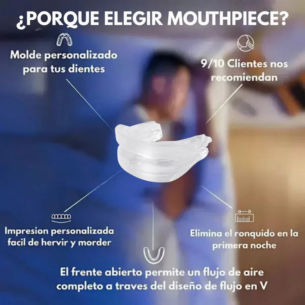 (Super 2x1) Airbite Pro - Dispositivo Bucal Anti-Ronquidos Apnea y Bruxismo